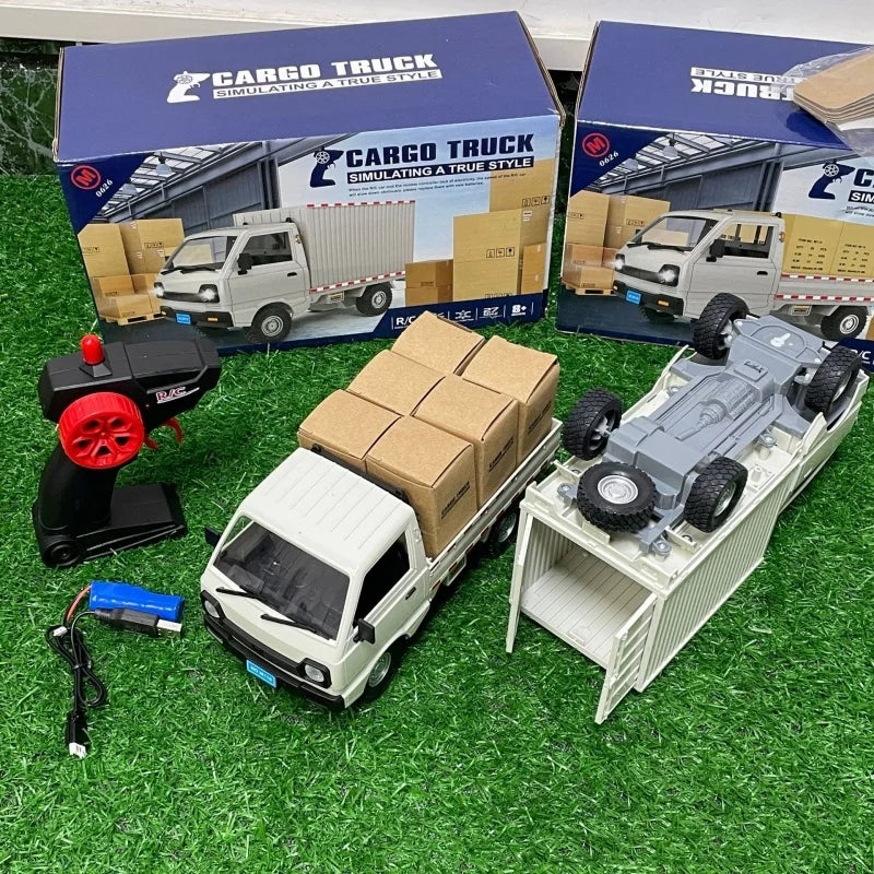 RC-Truck 2025: Wpl D12 Rc Car Simulation Drift Climbing Truck - Led Light Haul Cargo Remote Control Electric Toys Gift For Children Collection