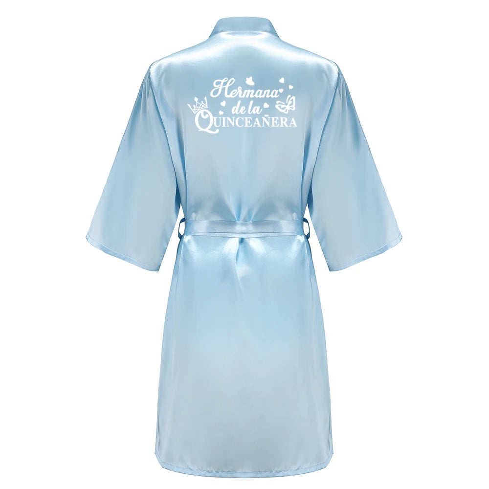 Velenta Quinceanera-Robe Größe M Knie-Länge Polyester