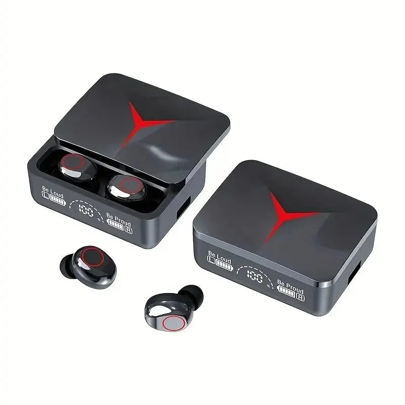 Gaming Kopfhörer 2025 - Original TWS M90 Bluetooth 5.3 Sport Earbuds