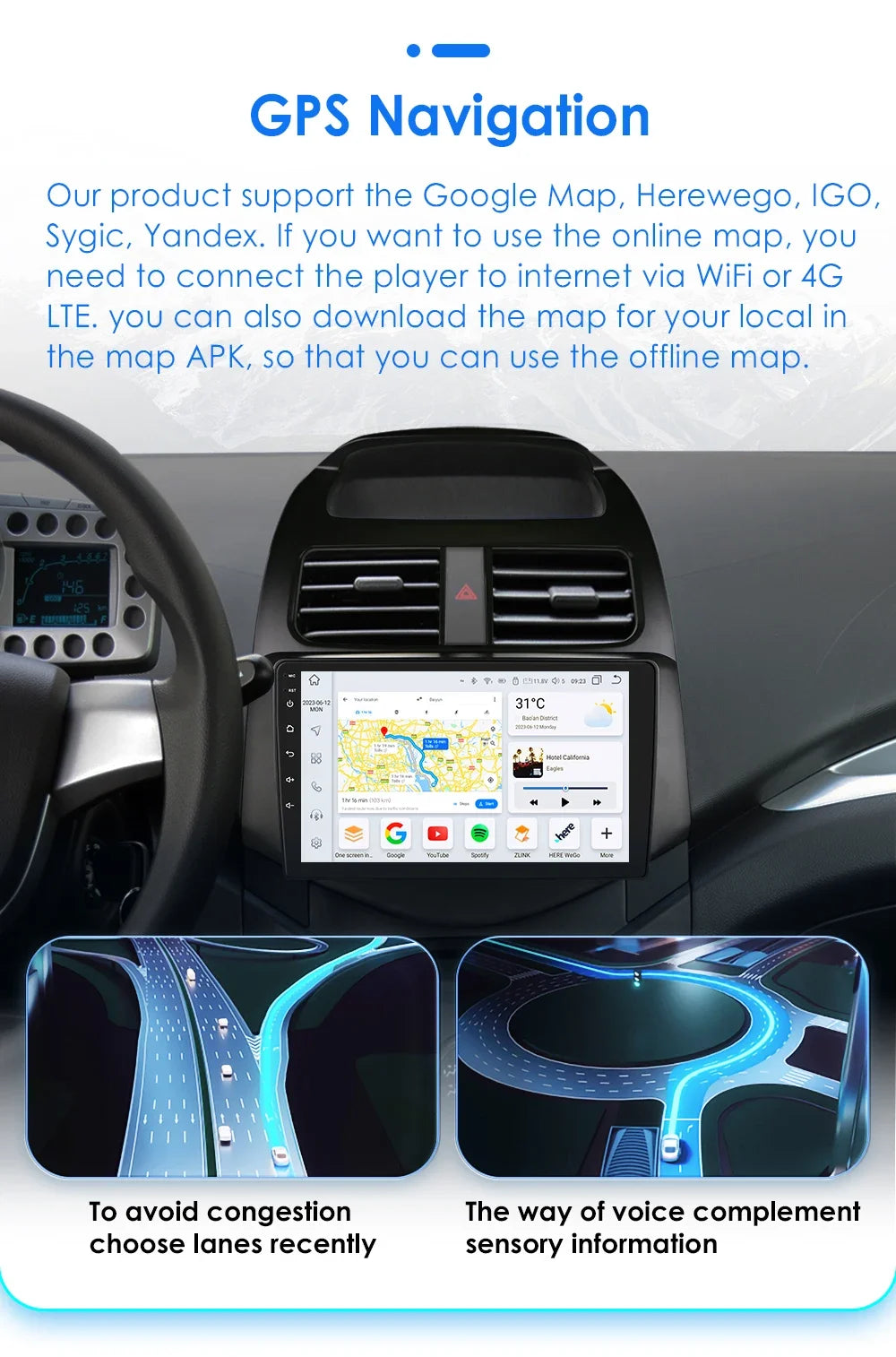 CarPlay Autoradio Multimedia Player für Honda Civic Hatchback