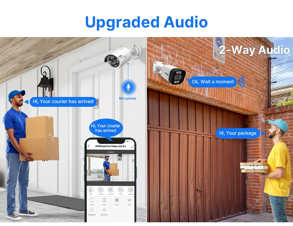 Überwachungssystem 2025: Hiseeu 4K 8MP POE Security Camera System - AI Face Detection 8 Port NVR H.265 Home Waterproof CCTV Surveillance IP Camera Kit Collection