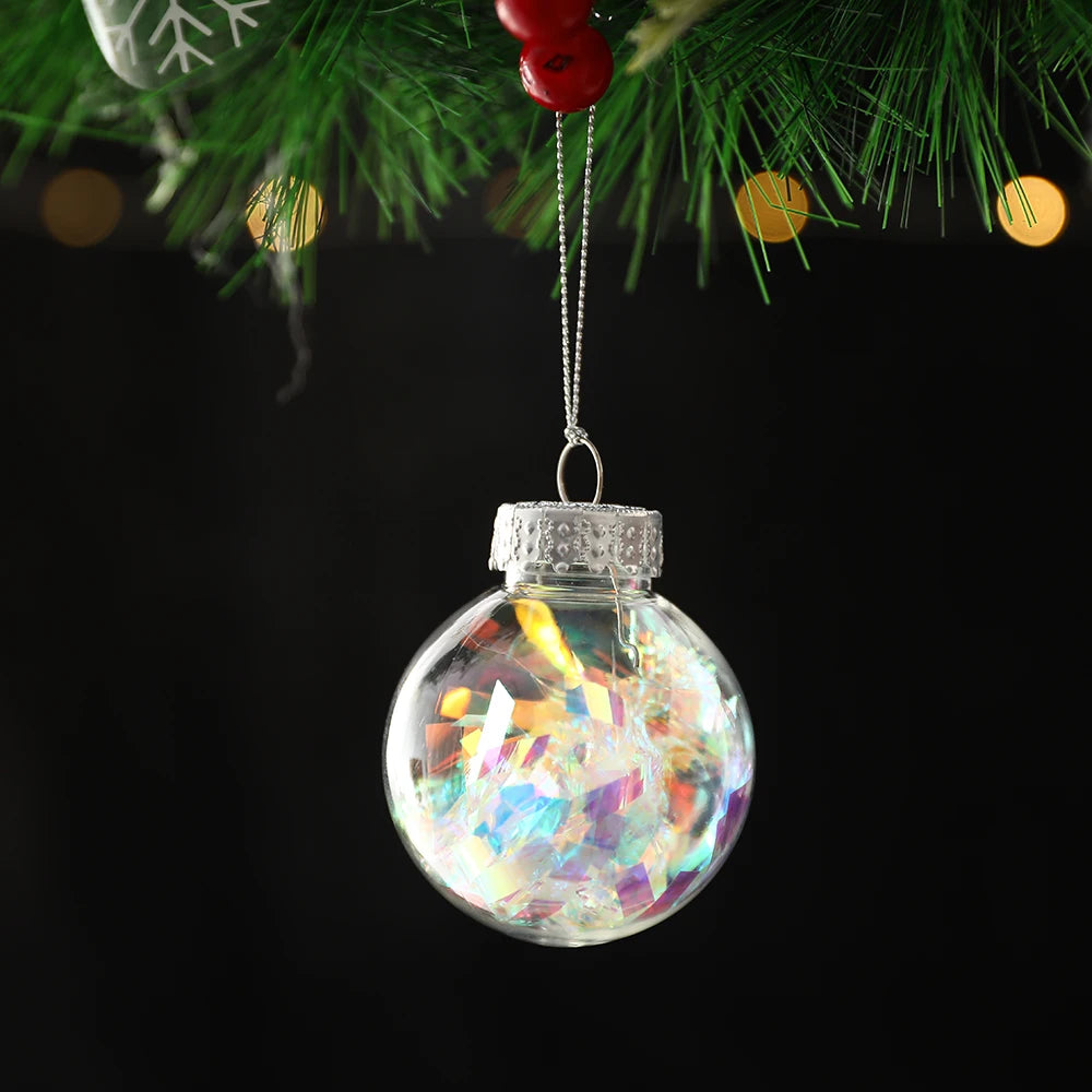 Partigos Hängende Schneekugel Kristall - Kapazität 5 Stk; Größe Ø4 cm