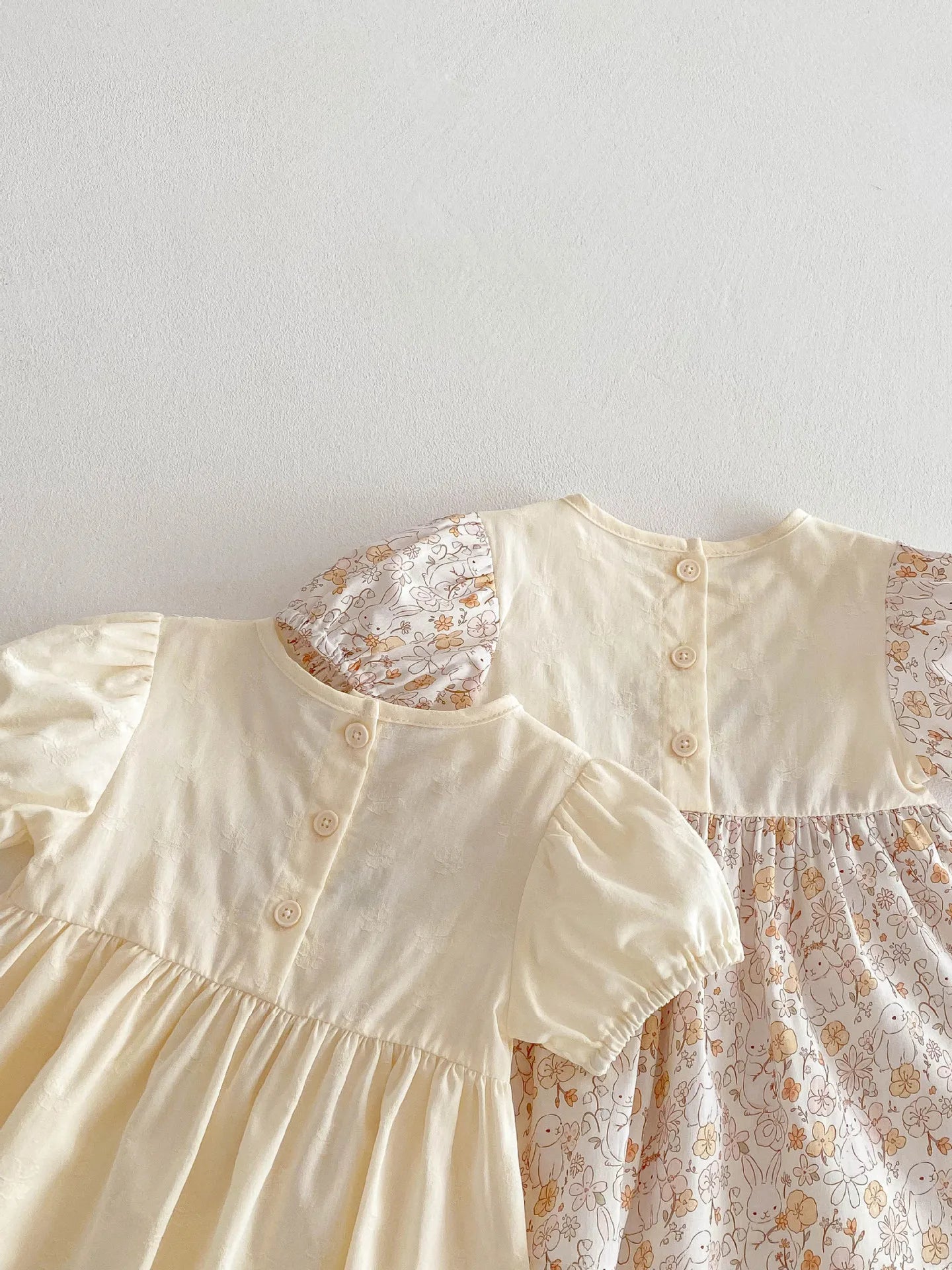 NELNKAGHY Kleid Spitze Baumwolle - Floral Prinzessin Gr 80