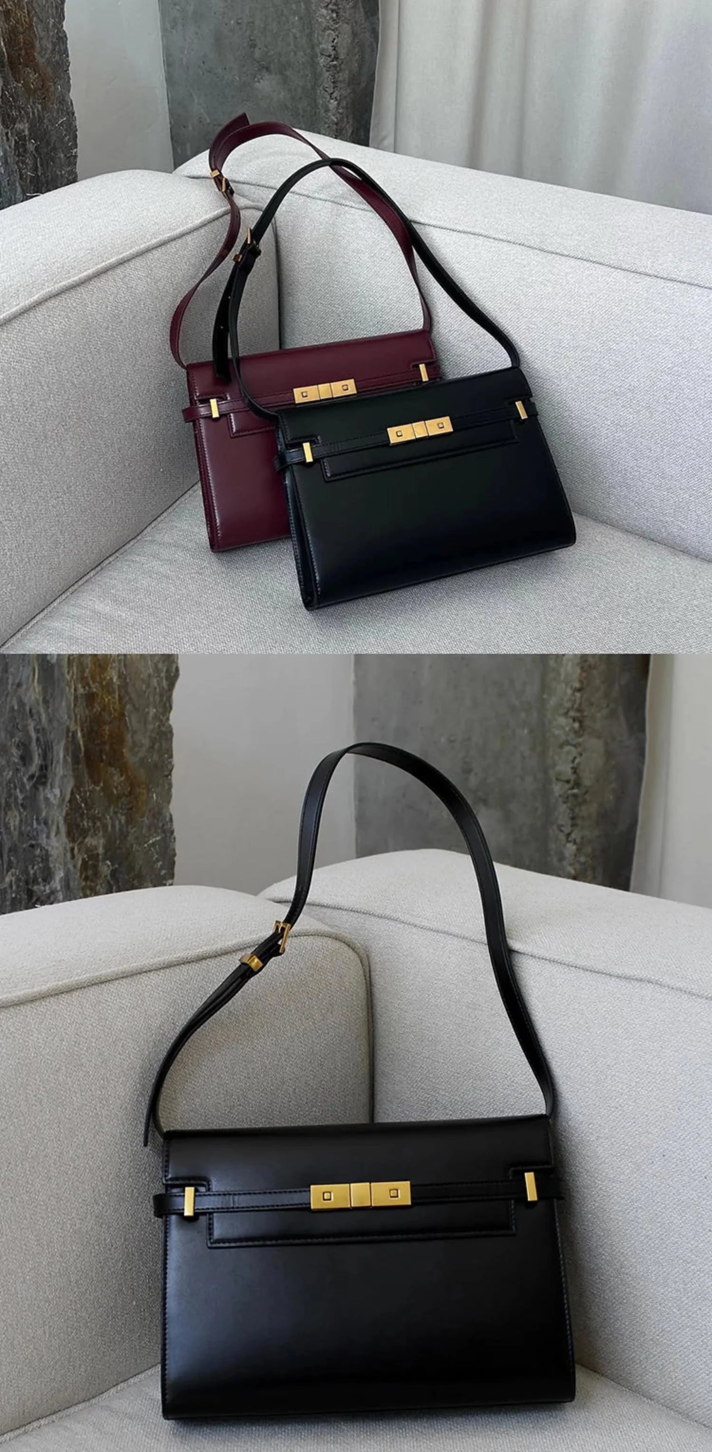 Premium genuine leather bag for women handmade luxury shoulder