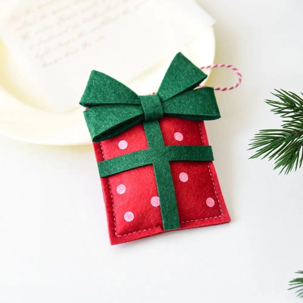 Gift Box Handgemachter Mini Weihnachtsschmuck - Größe 3 cm Material Holz