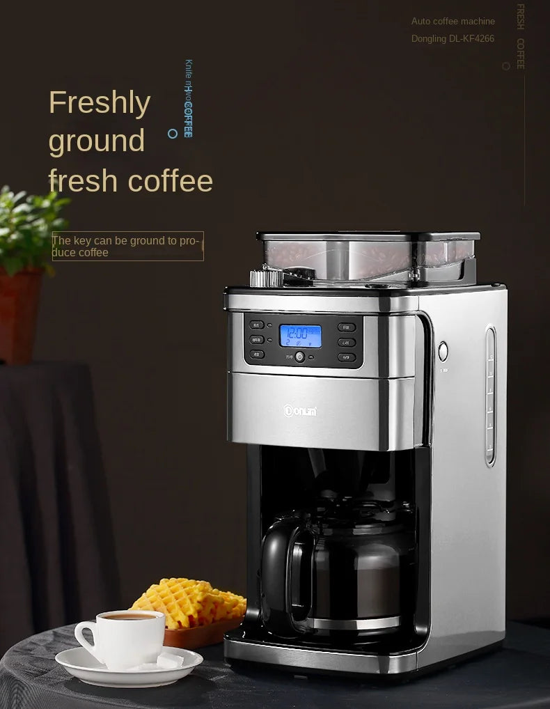 Italian American Automatic Coffee Machine Household Coffee Machine 20bar Extraction Concentration Optional Automatic Grinding
