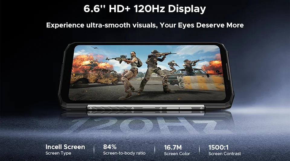 DOOGEE Blade20 Max Outdoor-Smartphone - 11800mAh 33W 6,6 Zoll