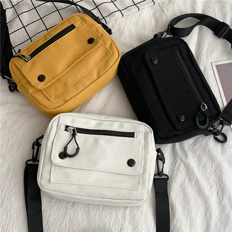 Umhängetasche 2025: Canvas Casual Versatile Fashion - Large Capacity Mobile Phone Coin Purse Women Collection