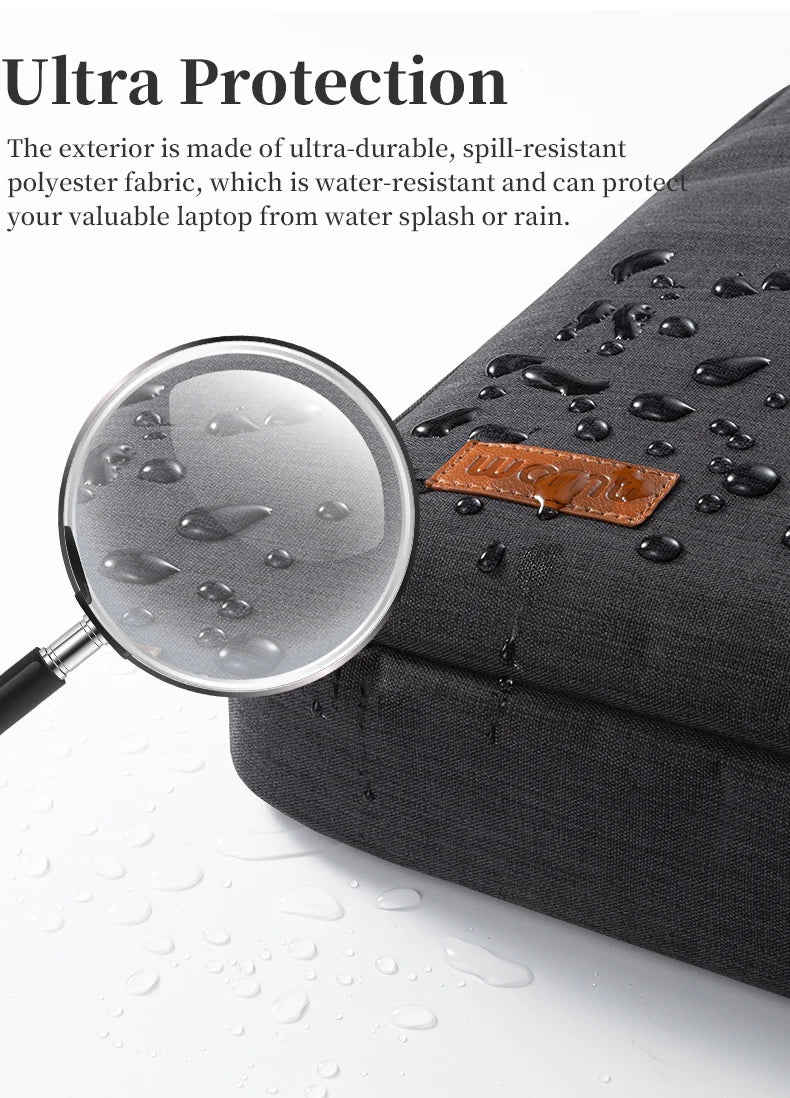WOMT Umhängetasche Business - 15,6 Zoll Polyester Kompakt