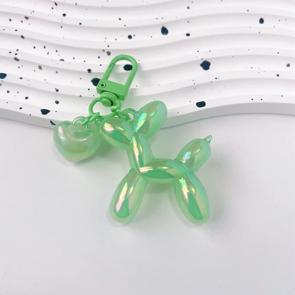 Damen Schlüsselanhänger 2025 - Adorable Balloon Dog Y2k Bag Charms Cute Puppies Acrylic