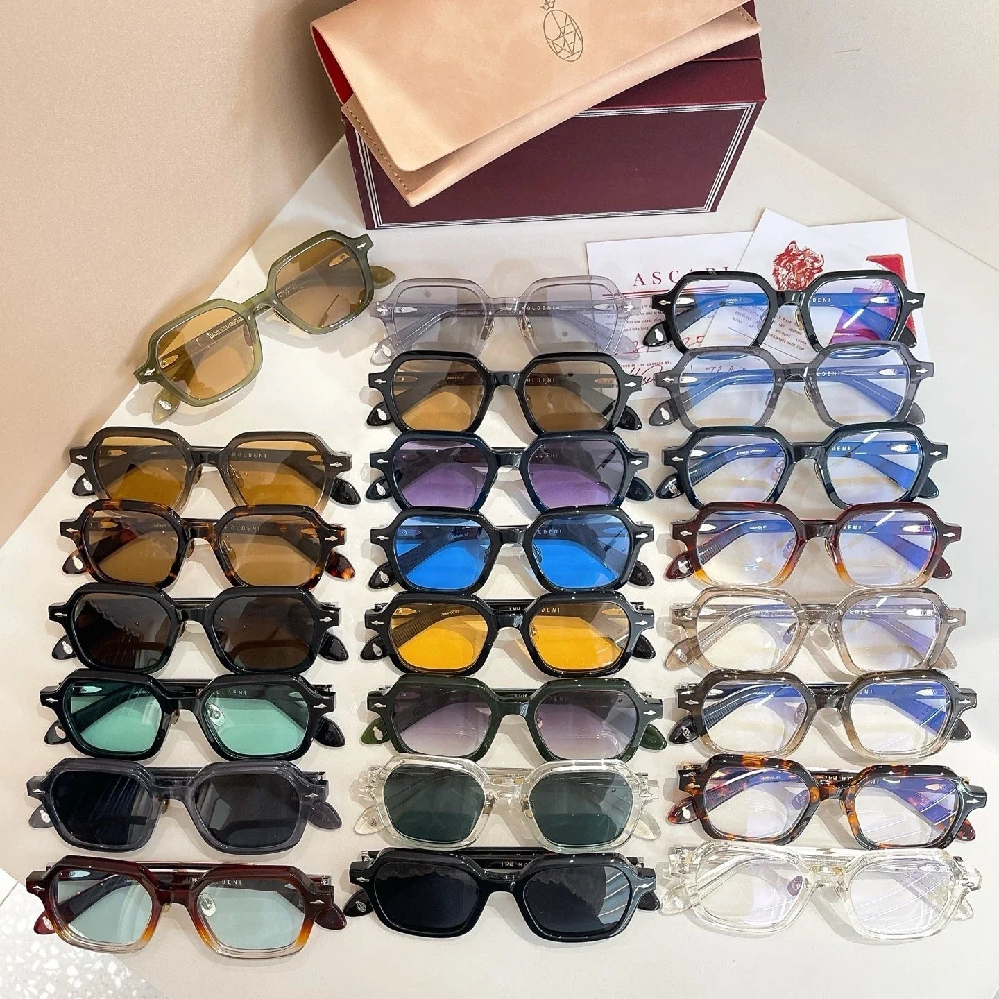 jacques marie mage holden sunglasses thick acetate vintage academy style