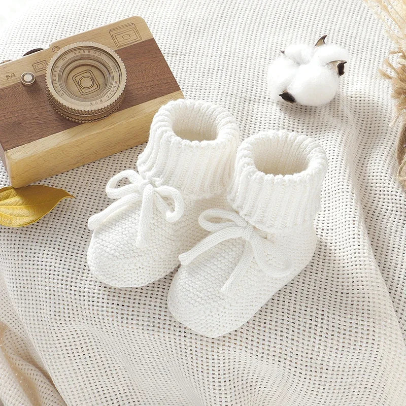Baby-Stiefel 2025: Cotton-Knit Handmade - First Shoes Collection