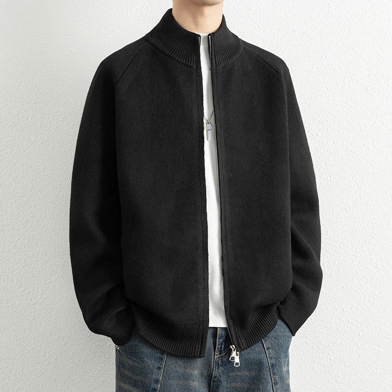 Choice M6001 Strickcardigan Stehkragen - Größe M, Polyamid