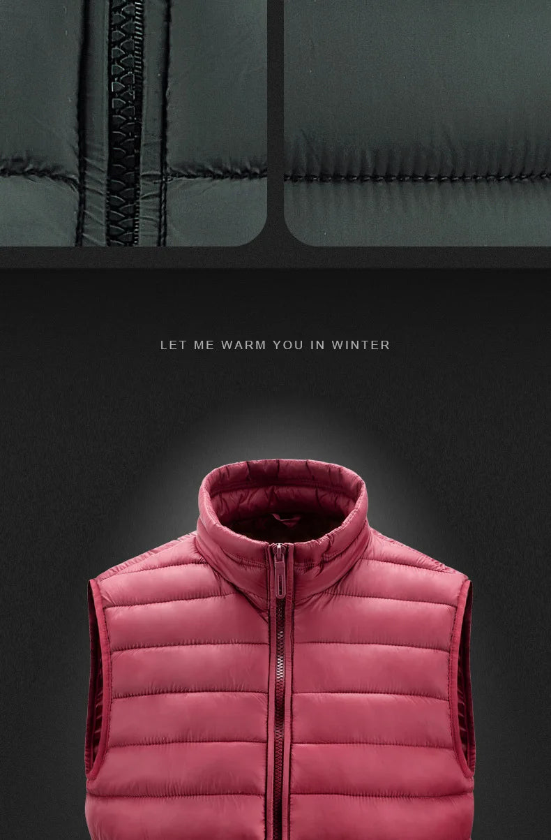 Neue Männer Weste Ultraleicht - 90% Daune, wasserdicht, Gr.L