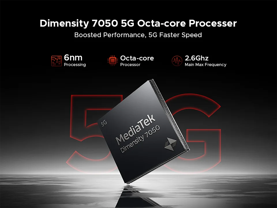 DOOGEE Blade20 Play Robustes 5G - Kapazität 10300mAh, 33W, 6,6 Zoll