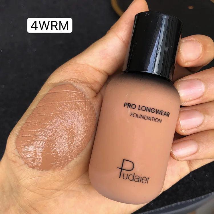 Face liquid foundation makeup waterproof base whitening cover dark circle