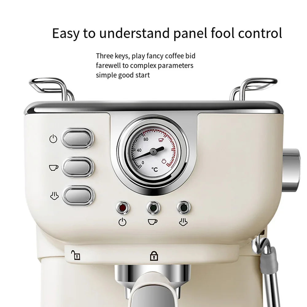 Houselin Espresso Machine 20 Bar, Professional Espresso Maker Cappuccino Machine with Steam Milk Frother