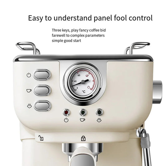 Houselin Espresso Machine 20 Bar, Professional Espresso Maker Cappuccino Machine with Steam Milk Frother