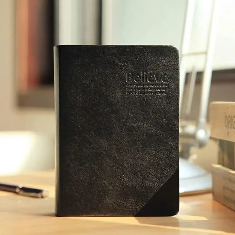 Choice Retro Notizbuch Ledercover - Dicke Blanko A5 Seiten