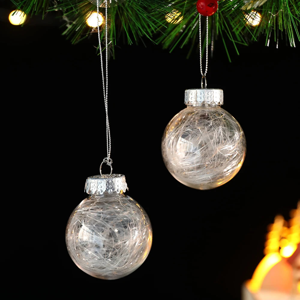 Partigos Hängende Schneekugel Kristall - Kapazität 5 Stk; Größe Ø4 cm