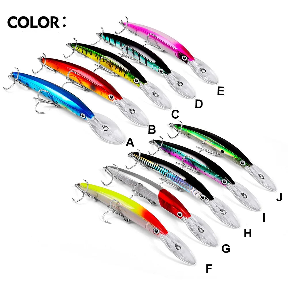 KNCONAN Minnow Köder Tieftaucher - 17cm 27g Kunstköder