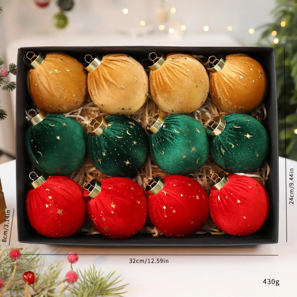 Choice Weihnachtskugeln - 12er Set Ø6 cm Glas Christbaumschmuck