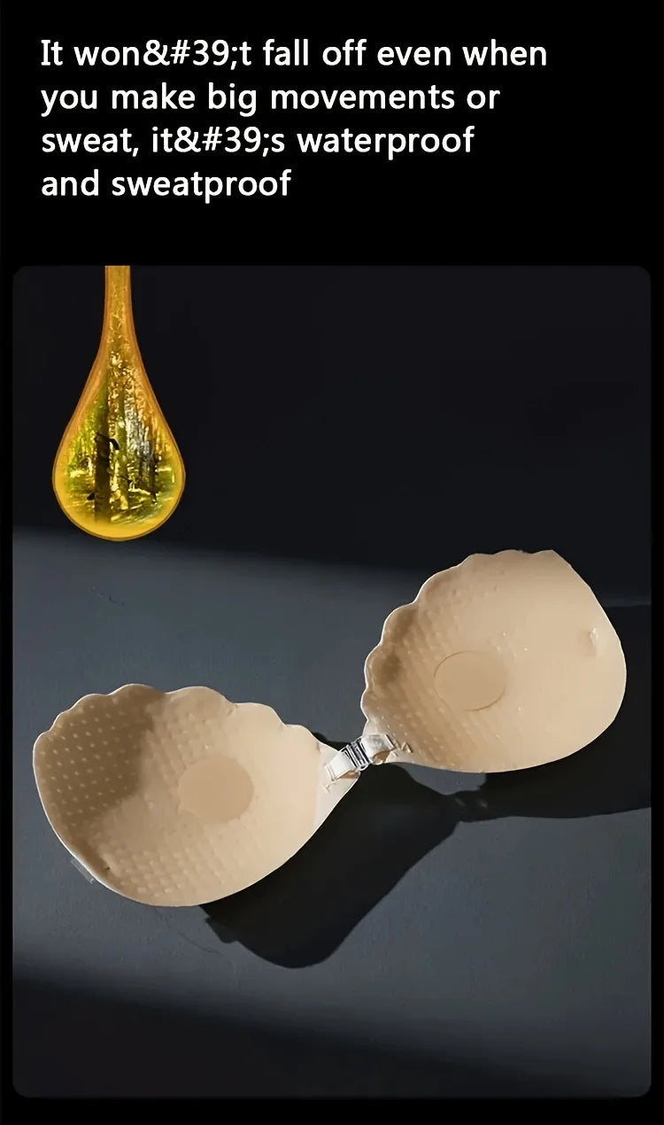 Women's Invisible, Soft, Elegant Strapless and Seamless Push-Up Bra - Support Underwear
