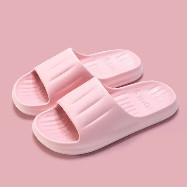 Heim Hausschuhe Frauen Männer Sommer Sandalen Weich EVA Slides Strand Flip Flops Paare Badezimmer Rutschfest Schuhe