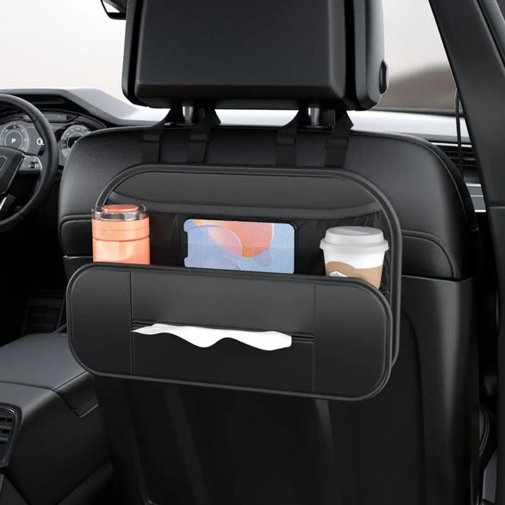Car Seat Back Organizer Multifunctional Hanging Bag Storage Box Car Seat Back Mesh Pocket Storage Bag Car Supplies