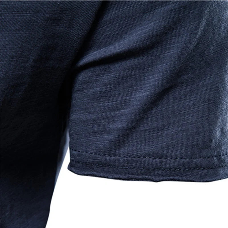 AIOPESON T-Shirt Casual Leicht - 100% Baumwolle Kurzarm