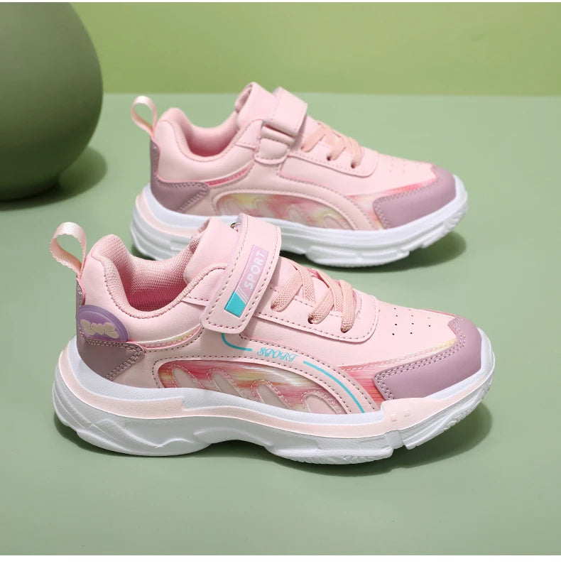 Schule Sneaker Für Mädchen Rosa 2025 Neu Komfortabel Frühling Casual Schuhe Für Kinder Weich Flexibel Kinder Mädchen Sport Schuhe
