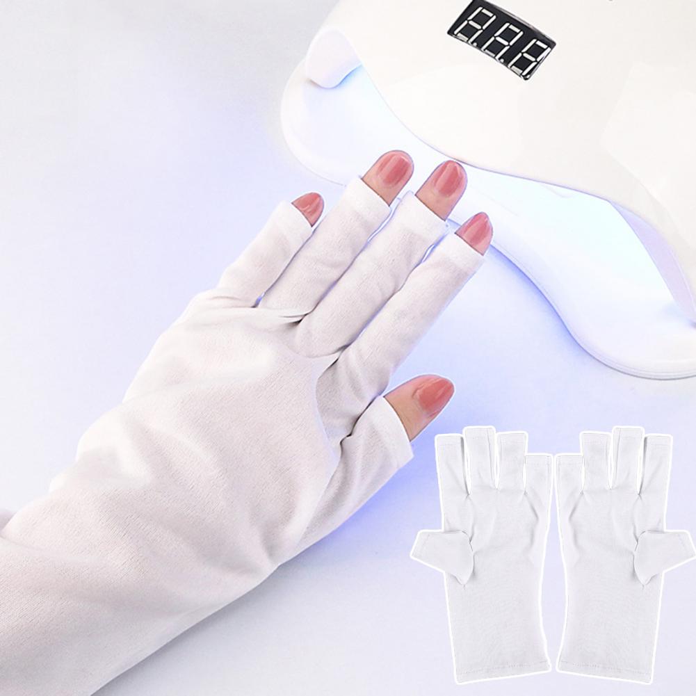 1Colors UV Handschuh LED Lampe - Größe 23 x 8.5 cm Set Nail