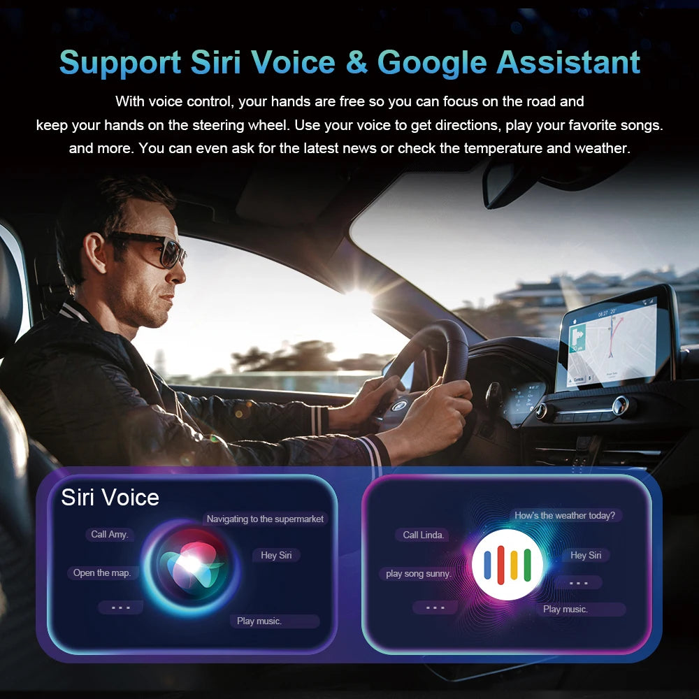 IHeylinkit 2024 New 2 In 1 Mini Wireless Carplay Android auto Wireless Adapter Smart connectivity for most vehicle models