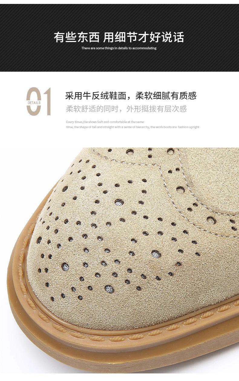 YEISNDOOCN N Vintage Echtes Leder Stiefel - Knöchelhoher Schaft Schnürverschluss Obermaterial Leder