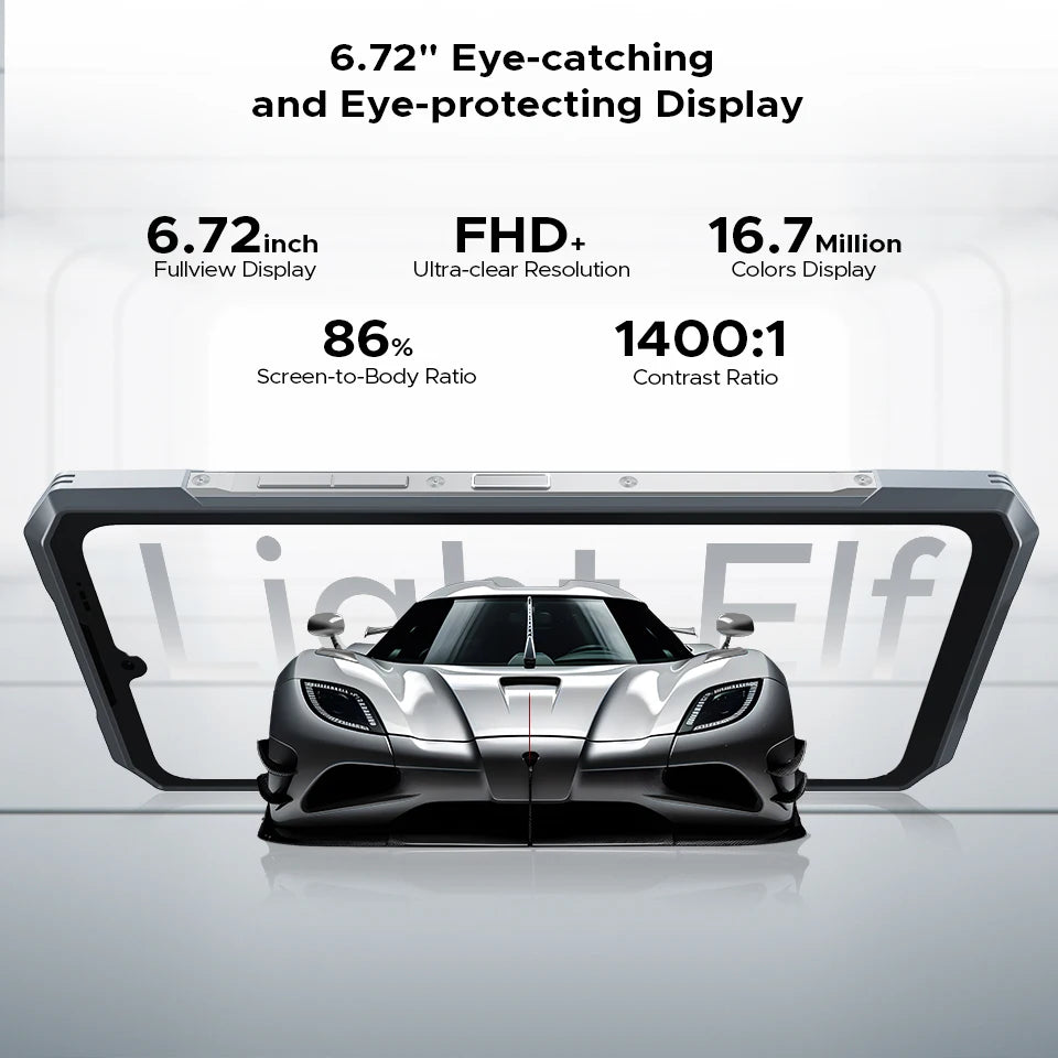 DOOGEE Blade GT Robustes 5G - 5500 mAh 18W 6.72 Zoll