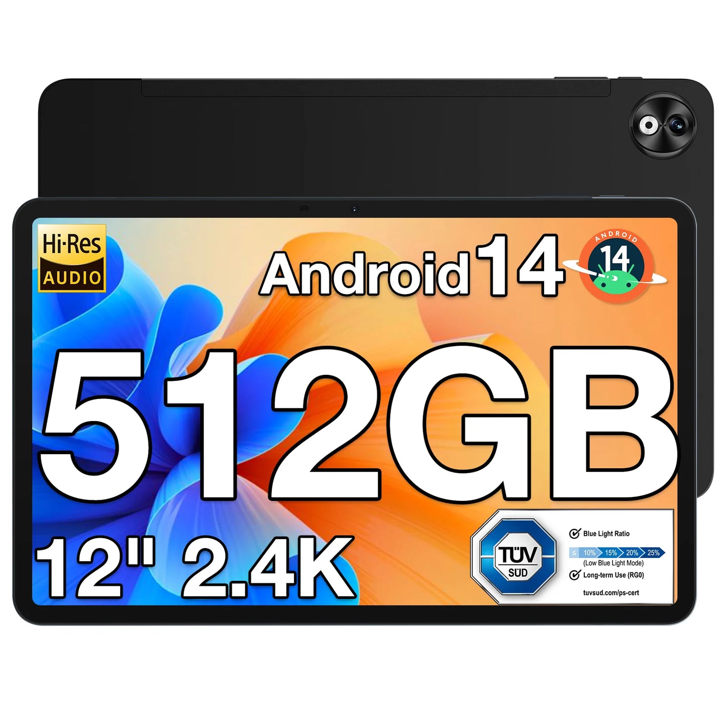 DOOGEE T40 Pro Ultradünn - 10800mAh Akku, 512GB Speicher, 12Zoll