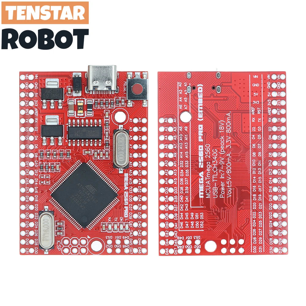 MEGA2560 MEGA 2560 R3 ATmega2560-16AU CH340G AVR Type-C USB Entwicklungsboard für Arduino