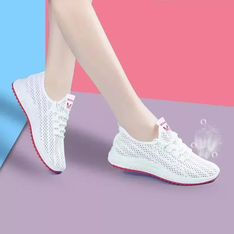 Shoes for Women Casual Slip on Sneakers Lady Summer Sport Walking Tennis Shoes Comfortable Running Flats Lightweigh Non Slip