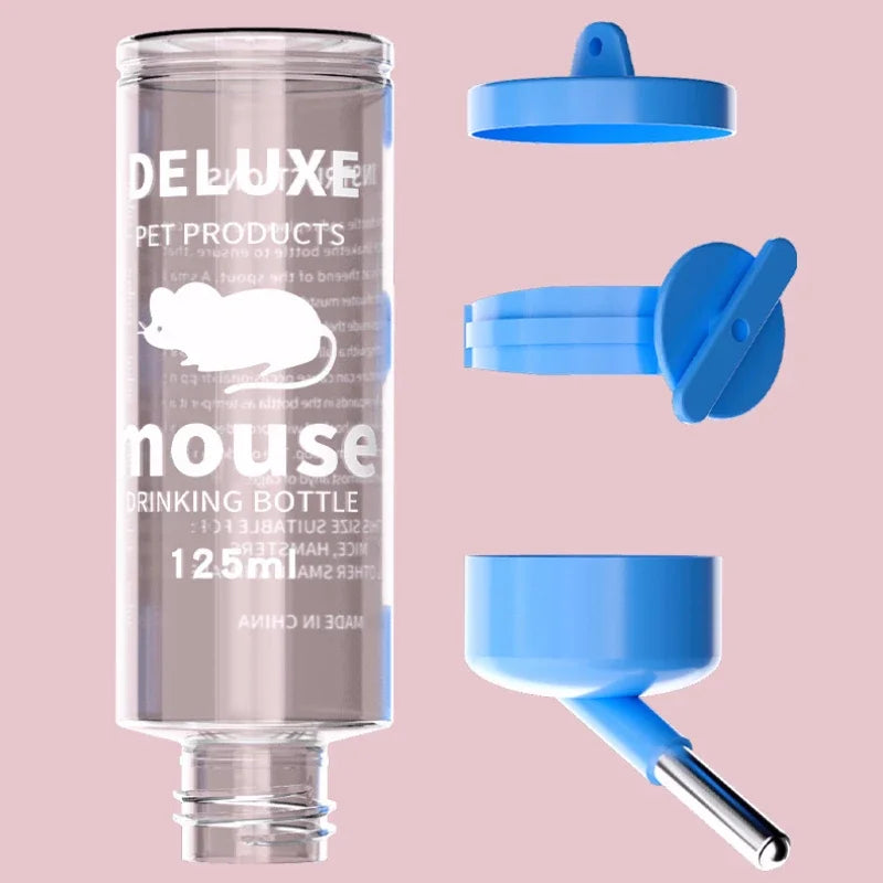 Haustier-Wasserspender 2025: Pet Water Bottle Automatic Water Feeder Hanging Pet Dog Drinking Bowl Plastic Water Dispenser Pet Supplies 80ML/125ML Collection