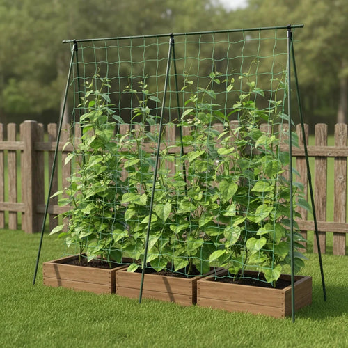 GartenPro Klettergerüst 16mm Rohr, 180cm Länge, Nylon Netz