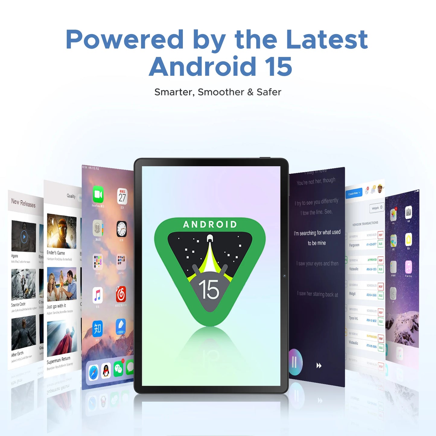 Global Version DOOGEE U11 Pro Android 15 Tablet PC 11 inch Ultra-clear 90Hz Display 30GB(6 + 24) 256GB 8580mAh Battery Tablet
