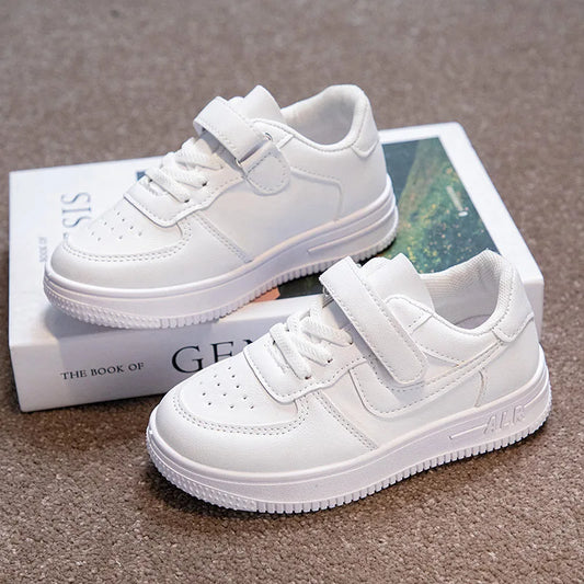 Kleine Weiße Schuhe für Studenten, Weiche Sohlen, Kinder-Brett-Schuhe, Kinder-Schuhe, Rutschfeste Casual-Schuhe für Jungen und Frauen