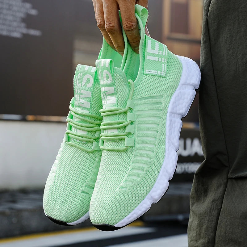 Men's 2024 Summer Sneakers Jogging Fashion Designer Original Sports Shoes Sneakers Lace Up Lightweight Hiking Casual Tenis Shoes