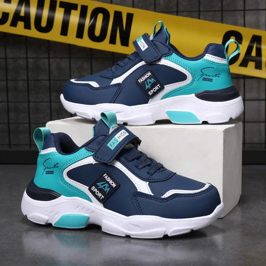 NBGAGA Kinder Sneaker Atmungsaktiv - Klett Leicht 7-13