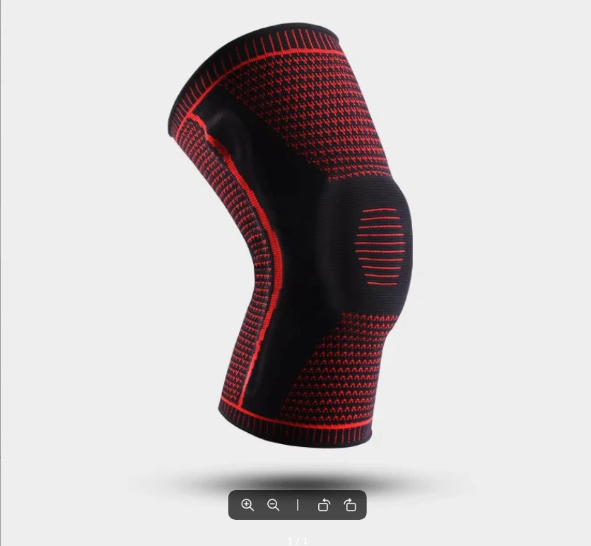 Knieschoner 2025: Nylon-Silicone Outdoor-Sports - Professional Fitness Collection