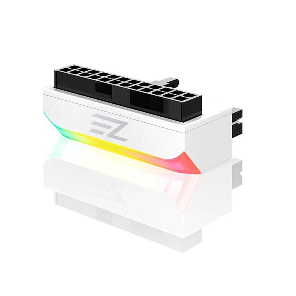 ATX 24 Pin 90° Adapter 2025 - Power Plug ARGB Mainboard - Motherboard PSU Kabel Modular DIY Mounting