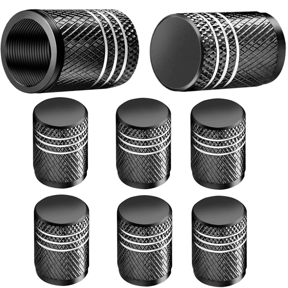ZZTZZC Ventilkappen Staubdicht - Aluminium 8er Set 11mm