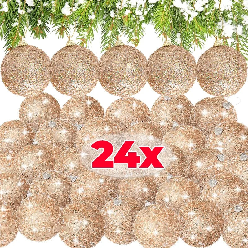 Choice God Weihnachtskugeln Set - 24 Stück Nicht Elektrisch