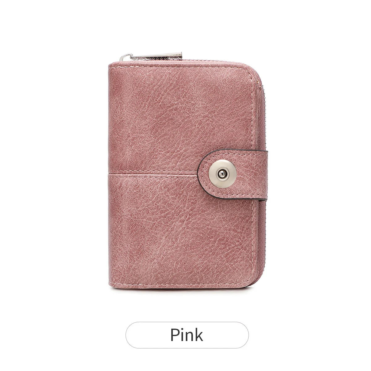 Neue Frauen Geldbörse Retro Dreifach RFID Schutz Kurz Stylish Design Große Kapazität Reißverschluss Schnalle