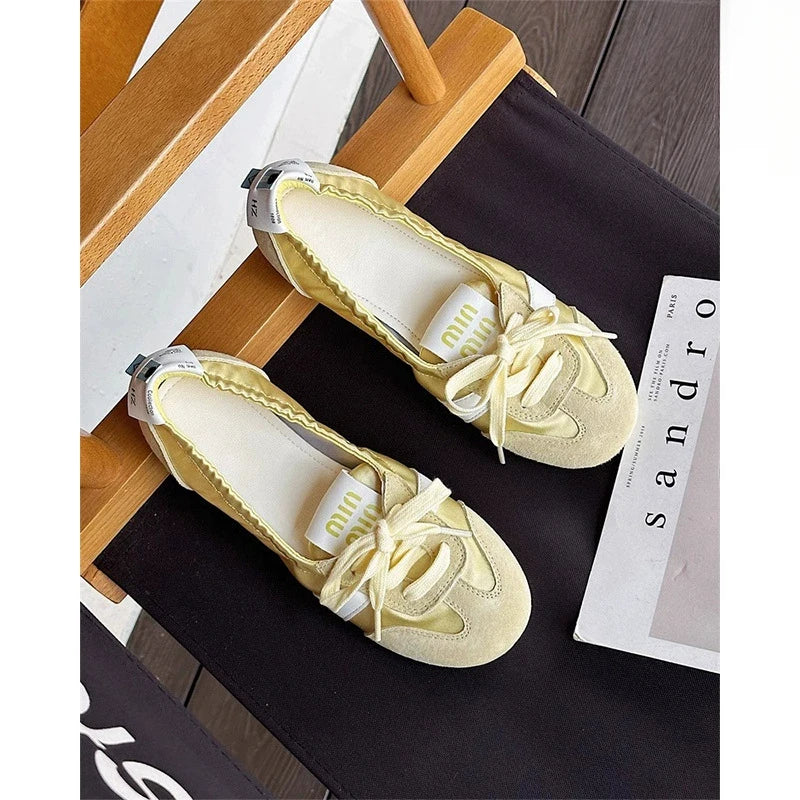 TrendSneak Canvas Sneakers Atmungsaktiv - Schnürung, Flach